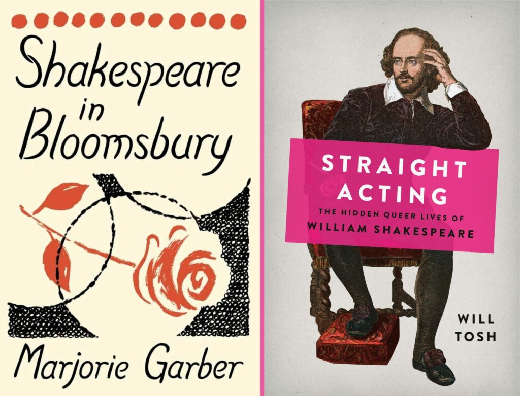 covers of Shakespeare in Bloomsbury and Straight Acting